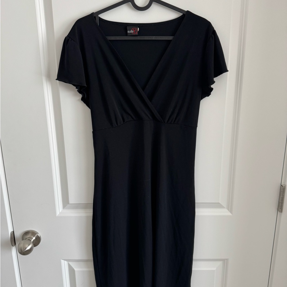 Vintage Studio Y Black Babydoll Dress